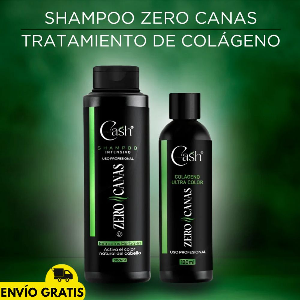 Shampoo Zero Canas + Tratamiento de colageno