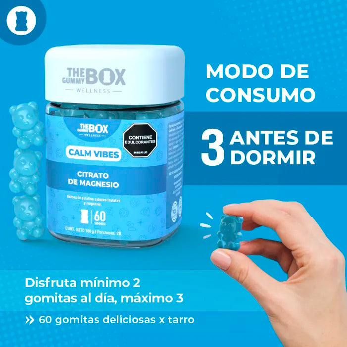 Gomas para dormir y relajarse THE BOX